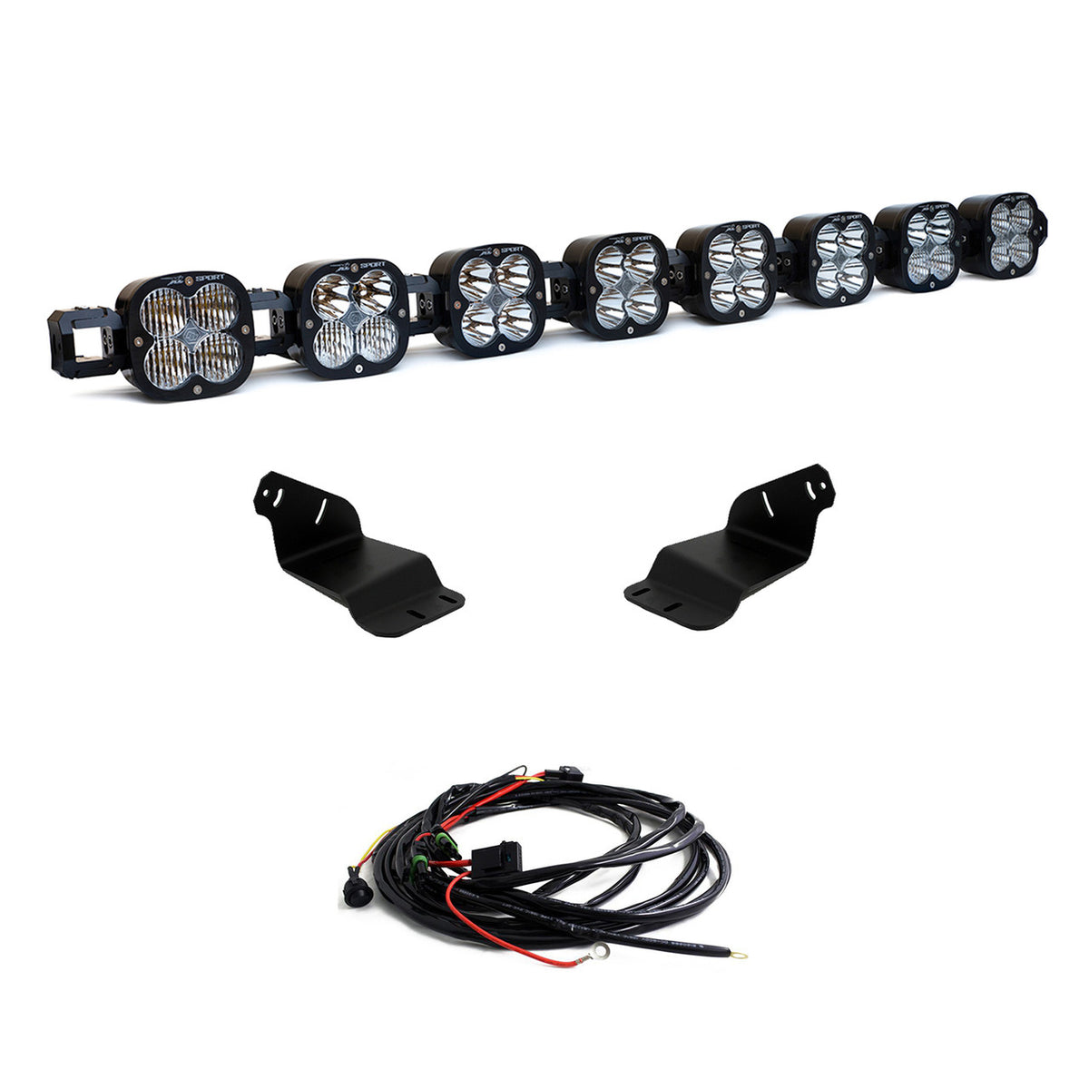 Baja Designs 8XL Linkable Roof Mount Kit - Ford Bronco 2021-2026, Bronco Raptor 2022-2026