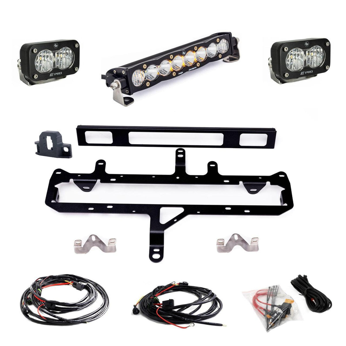 Baja Designs S8 10" / S2 Pro Grille Conversion Light Kit - Toyota Tacoma 2024-2026