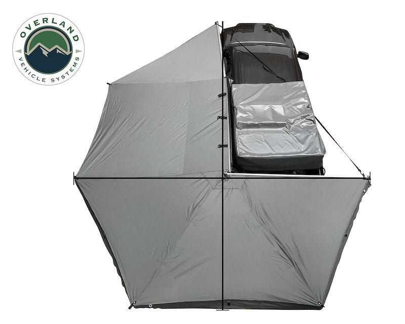 OVS Nomadic 270 Awning – Driver Side with Enclosed Shelter