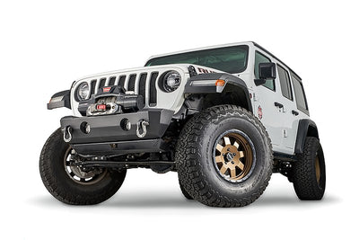 WARN Rock Crawler Front Bumper – Stubby Design for Jeep Wrangler JK/JL & Gladiator JT (102510)