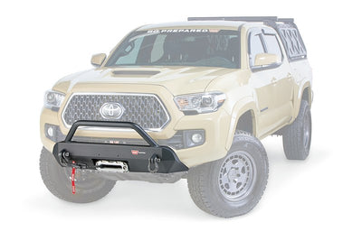 WARN Semi-Hidden Winch Mount with Grille Guard for 2016–2023 Toyota Tacoma – 100044
