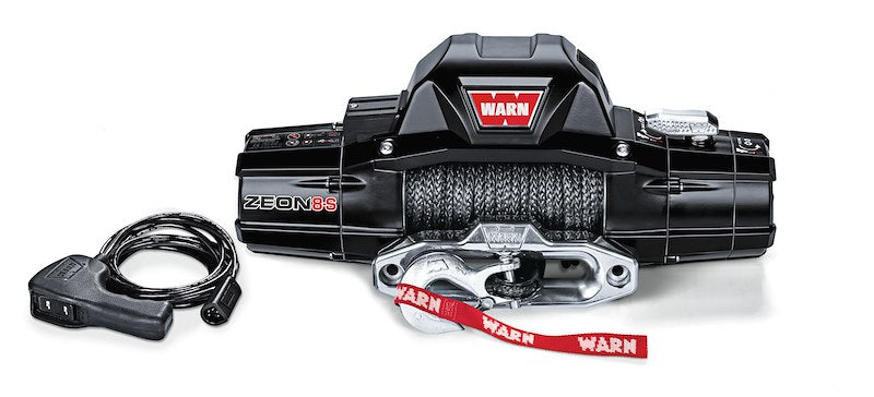 WARN ZEON 8-S Winch – 8,000 lb Capacity | Spydura Synthetic Rope | Premium Recovery Winch (89305)