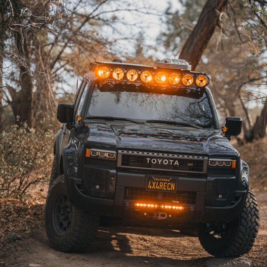 KC HiLiTES Platform One Roof Rack with 360° Lighting - Toyota Land Cruiser 2024-2026