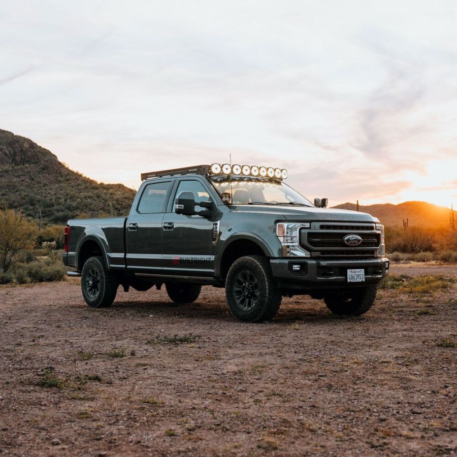 KC HiLiTES Platform One Roof Rack with 360° Lighting - Ford Super Duty 2017-2026