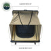 OVS LD TMON Aluminum Clamshell Rooftop Tent – 2 Person