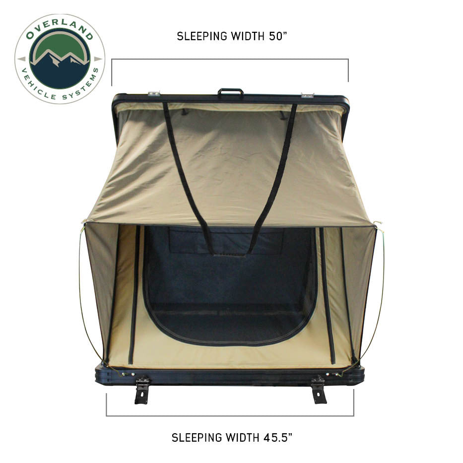 OVS LD TMON Aluminum Clamshell Rooftop Tent – 2 Person