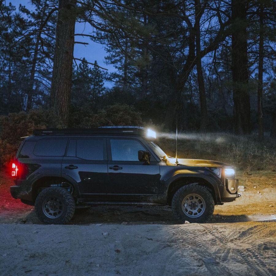 KC HiLiTES Platform One Roof Rack with 360° Lighting - Toyota Land Cruiser 2024-2026