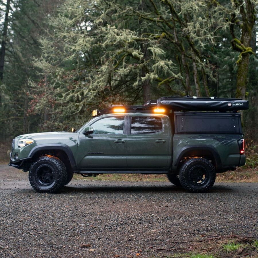 KC HiLiTES Platform One Roof Rack with 360° Lighting - Toyota Tacoma 2005-2023