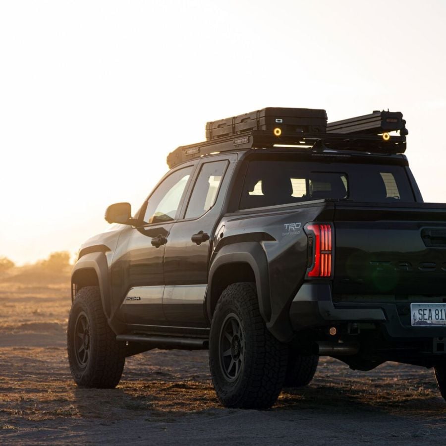 KC HiLiTES Platform One Roof Rack with 360° Lighting - Toyota Tacoma 2024-2026