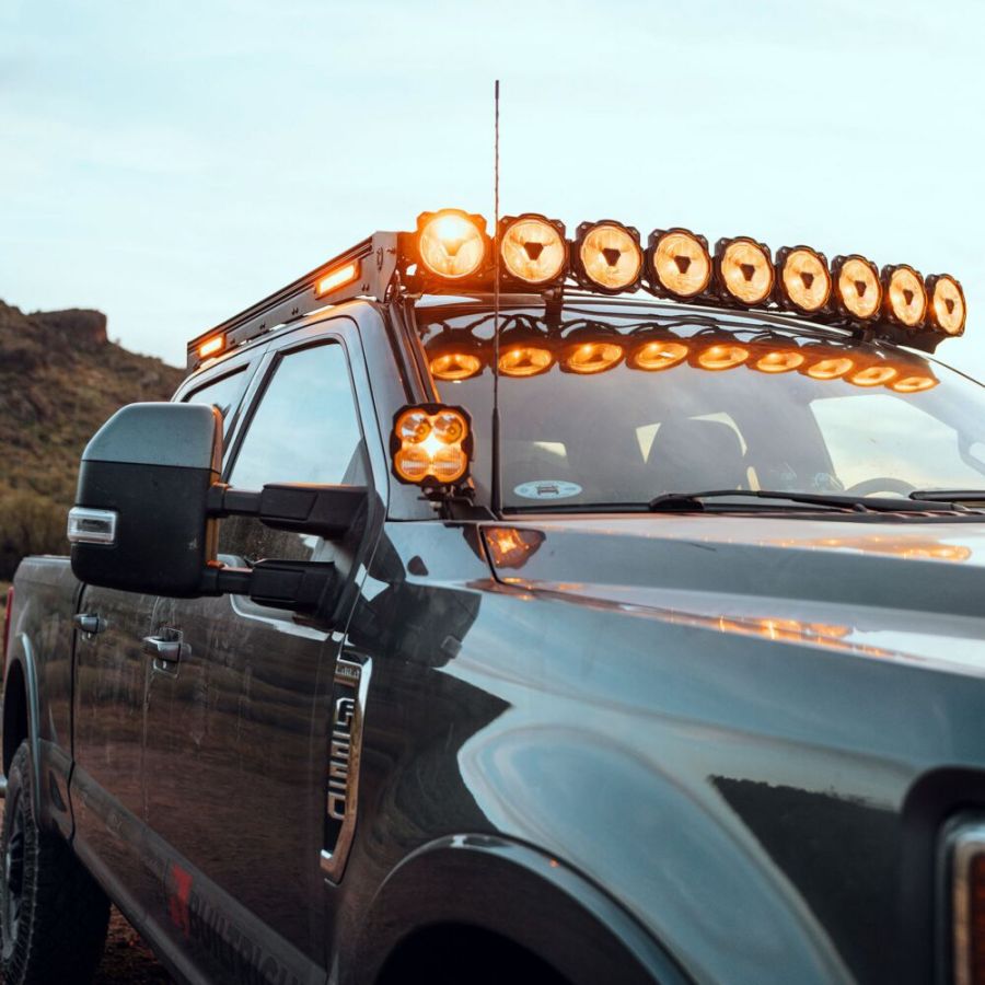 KC HiLiTES Platform One Roof Rack with 360° Lighting - Ford Super Duty 2017-2026