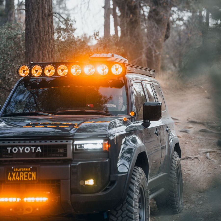 KC HiLiTES Platform One Roof Rack with 360° Lighting - Toyota Land Cruiser 2024-2026