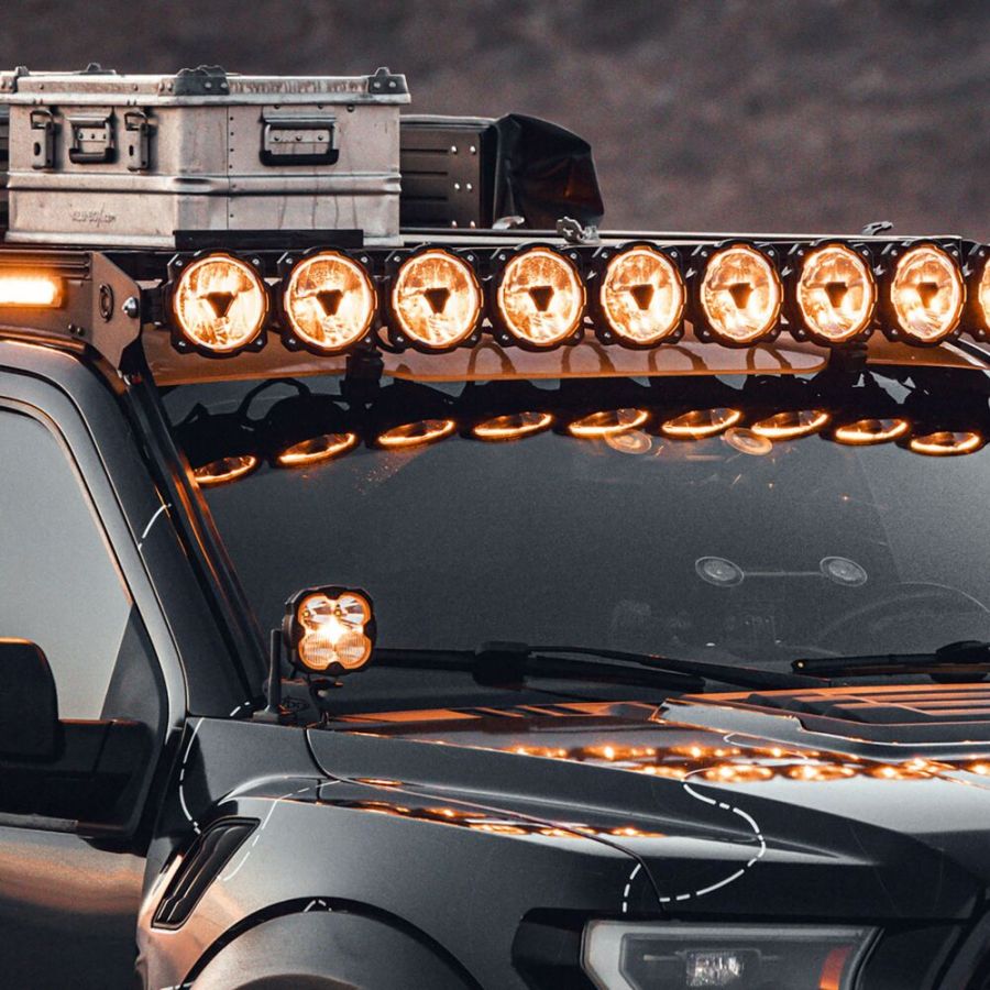KC HiLiTES Platform One Roof Rack with 360° Lighting - Ford F-150/Raptor 2015-2026
