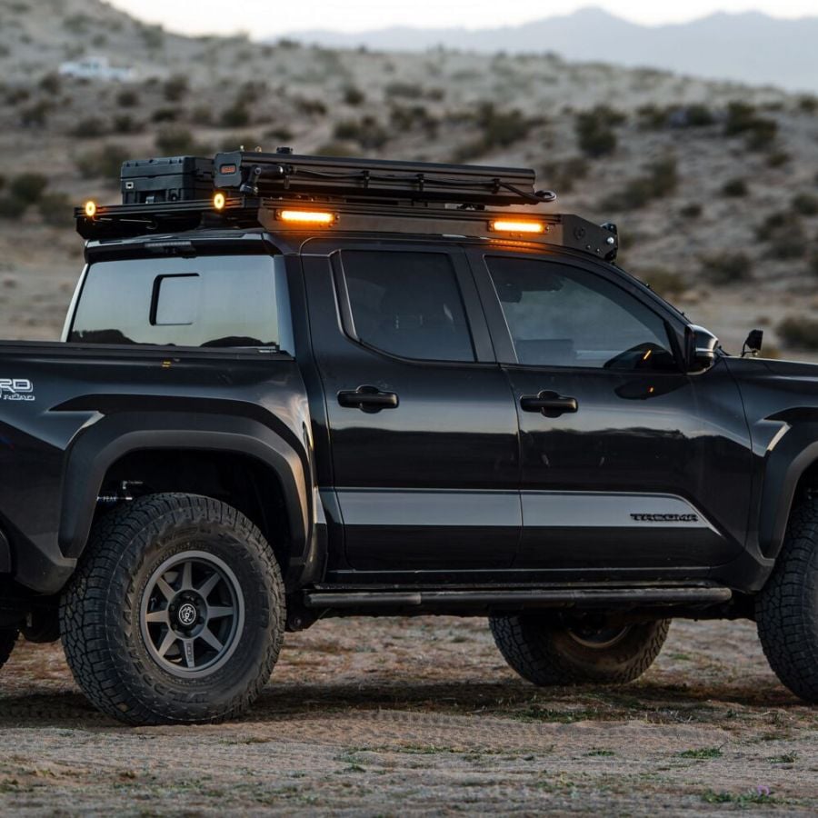KC HiLiTES Platform One Roof Rack with 360° Lighting - Toyota Tacoma 2024-2026