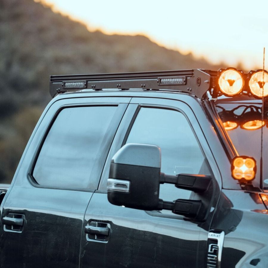 KC HiLiTES Platform One Roof Rack with 360° Lighting - Ford Super Duty 2017-2026
