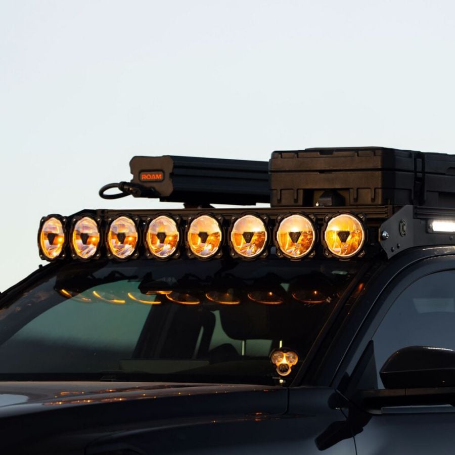 KC HiLiTES Platform One Roof Rack with 360° Lighting - Toyota Tacoma 2024-2026