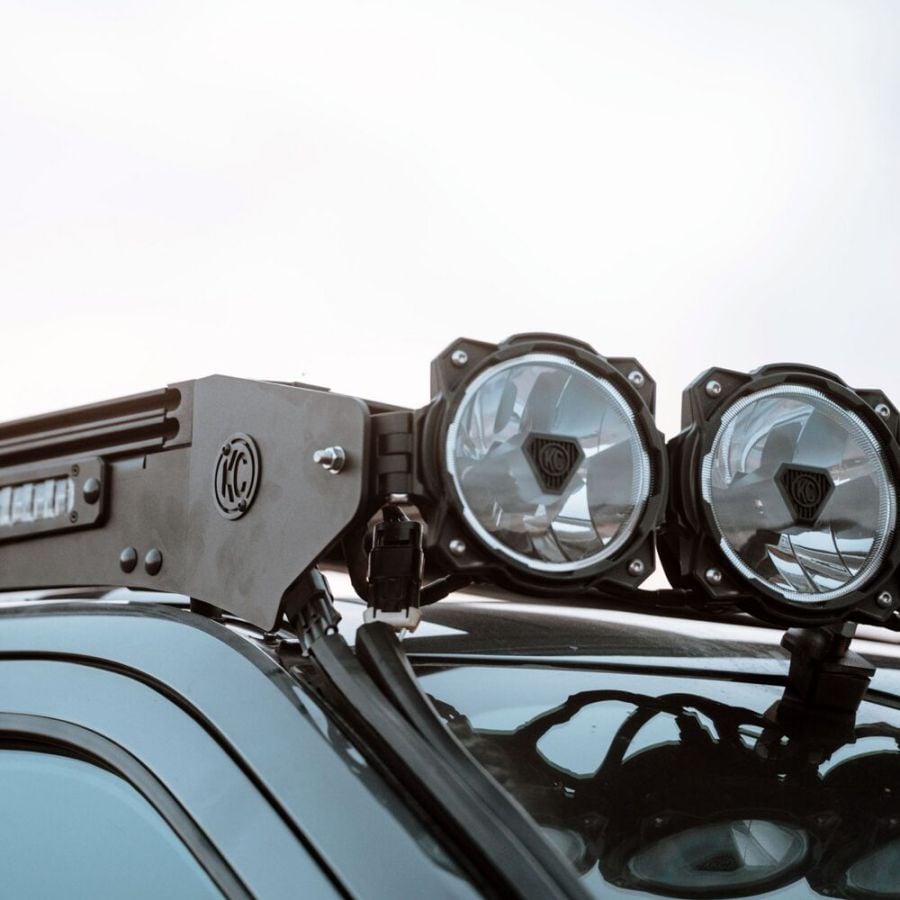 KC HiLiTES Platform One Roof Rack with 360° Lighting - Ford Super Duty 2017-2026