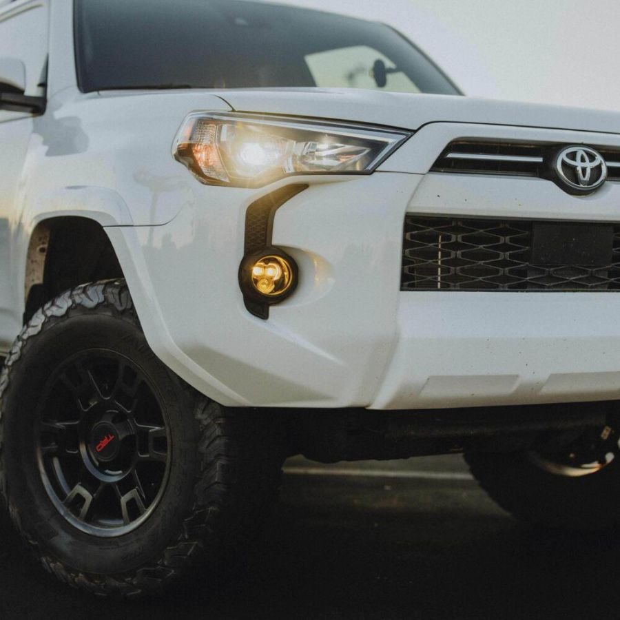 KC HiLiTES FLEX ERA 3 Dual Mode SAE Fog LED Light Pods - Toyota Tacoma/4Runner/Tundra