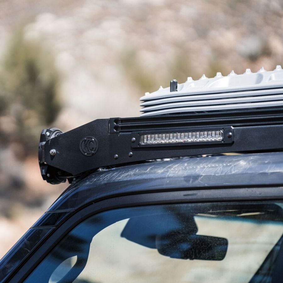 KC HiLiTES Platform One Roof Rack with 360° Lighting - Toyota Land Cruiser 2024-2026