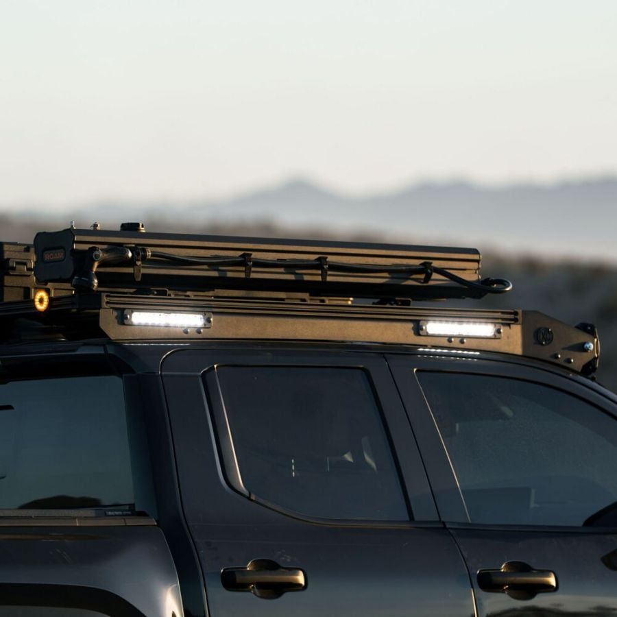 KC HiLiTES Platform One Roof Rack with 360° Lighting - Toyota Tacoma 2024-2026