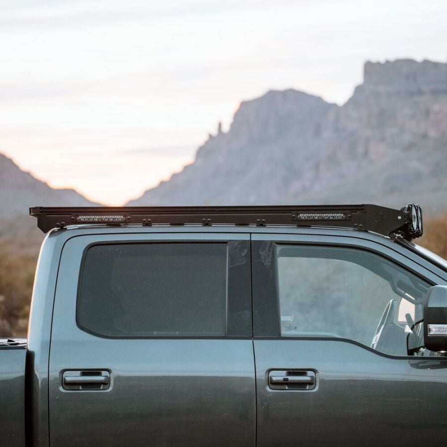 KC HiLiTES Platform One Roof Rack with 360° Lighting - Ford Super Duty 2017-2026