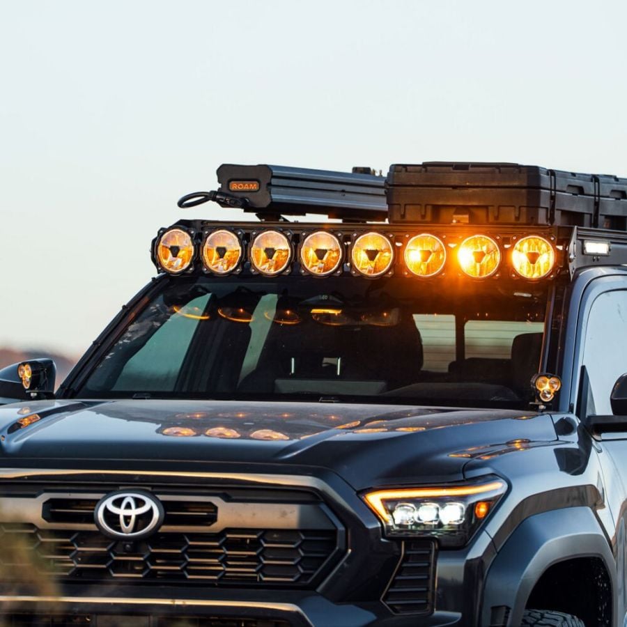 KC HiLiTES Platform One Roof Rack with 360° Lighting - Toyota Tacoma 2024-2026