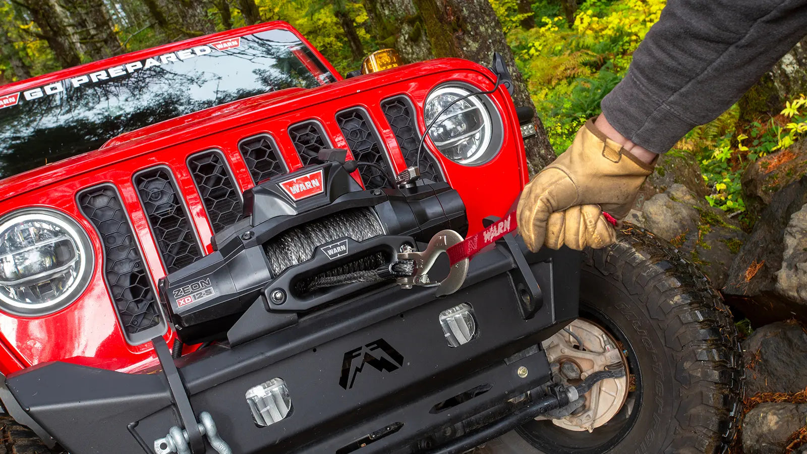 WARN ZEON XD 12-S Winch – 12,000 lb – Synthetic Rope