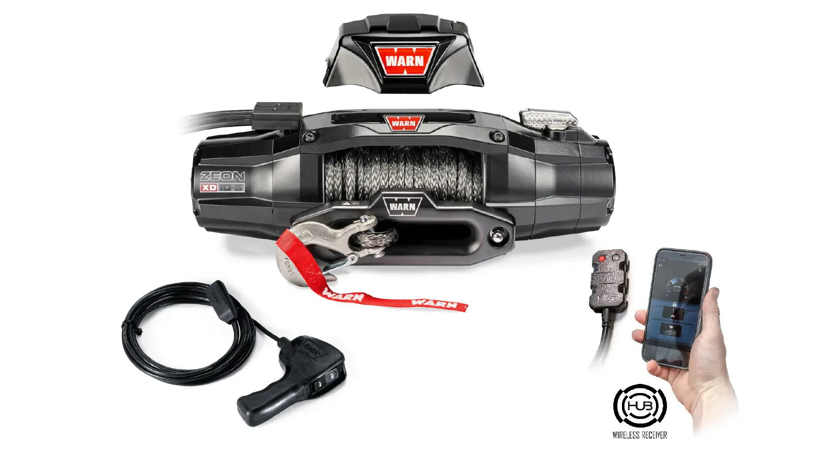 WARN ZEON XD 14-S Winch – 14,000 lb – Synthetic Rope
