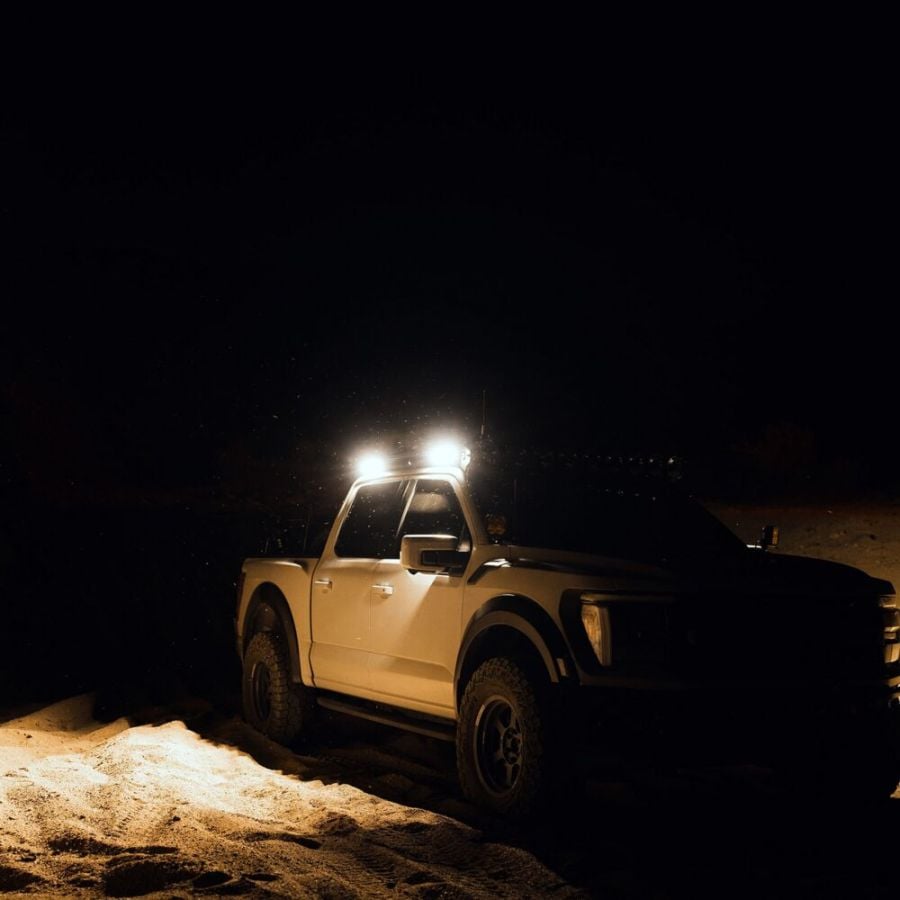 KC HiLiTES Platform One Roof Rack with 360° Lighting - Ford F-150/Raptor 2015-2026
