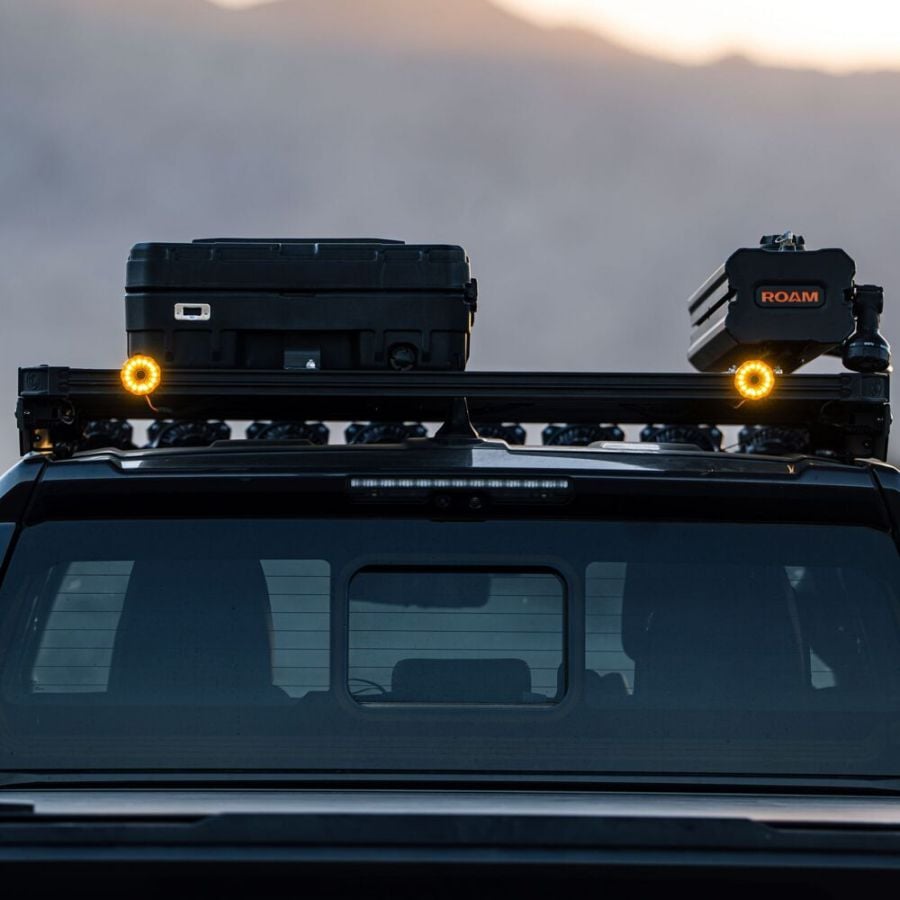 KC HiLiTES Platform One Roof Rack with 360° Lighting - Toyota Tacoma 2024-2026