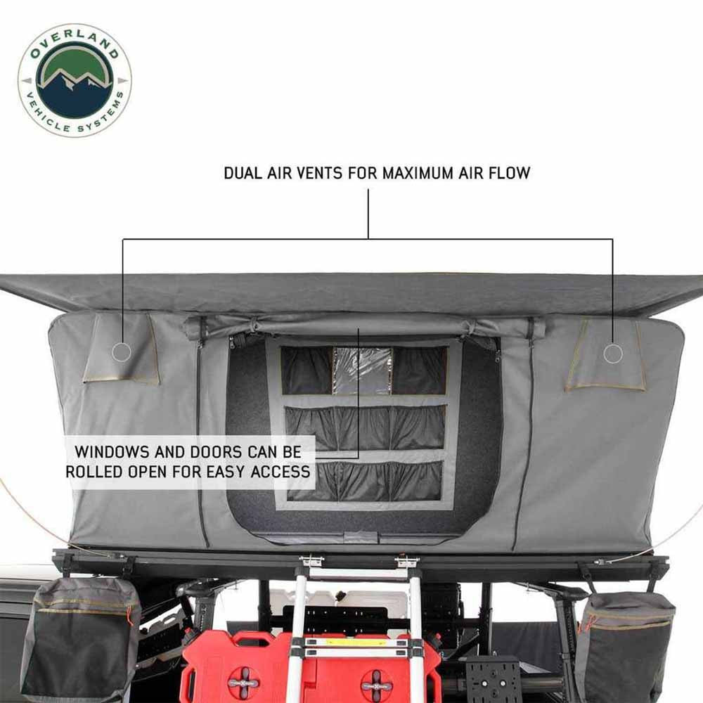 OVS HD Sidewinder Side-Opening Aluminum Rooftop Tent – 2 Person