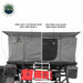 OVS HD Sidewinder Side-Opening Aluminum Rooftop Tent – 2 Person