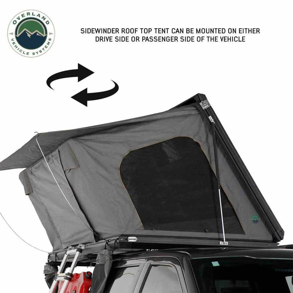 OVS HD Sidewinder Side-Opening Aluminum Rooftop Tent – 2 Person