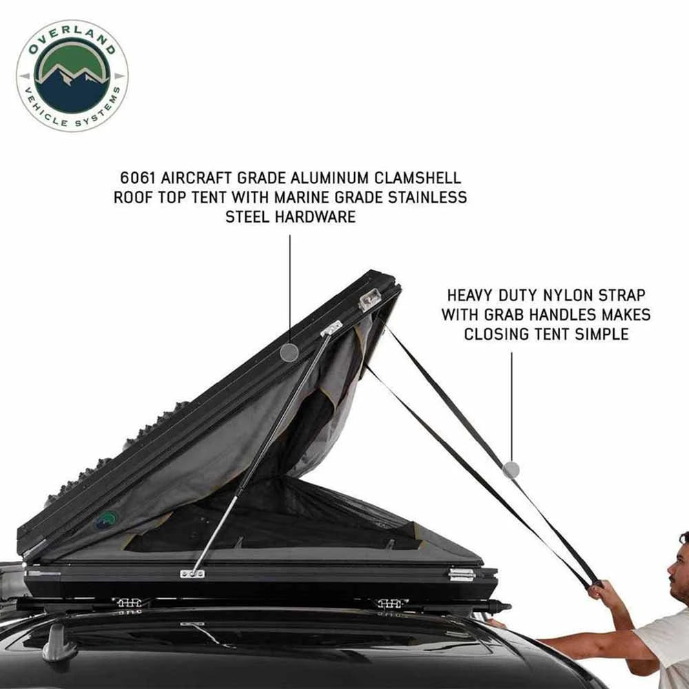 OVS HD Sidewinder Side-Opening Aluminum Rooftop Tent – 2 Person