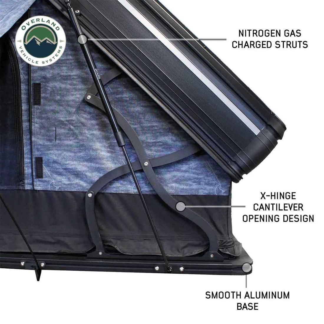 OVS XD Everest Aluminum Cantilever Rooftop Tent – 2- or 4-Person