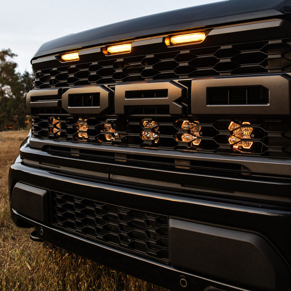 Baja Designs Squadron 2.0 Pro Behind-the-Grille Light Kit - Ford F-150 Raptor 2021-2026, Raptor 37/R 2024-2026