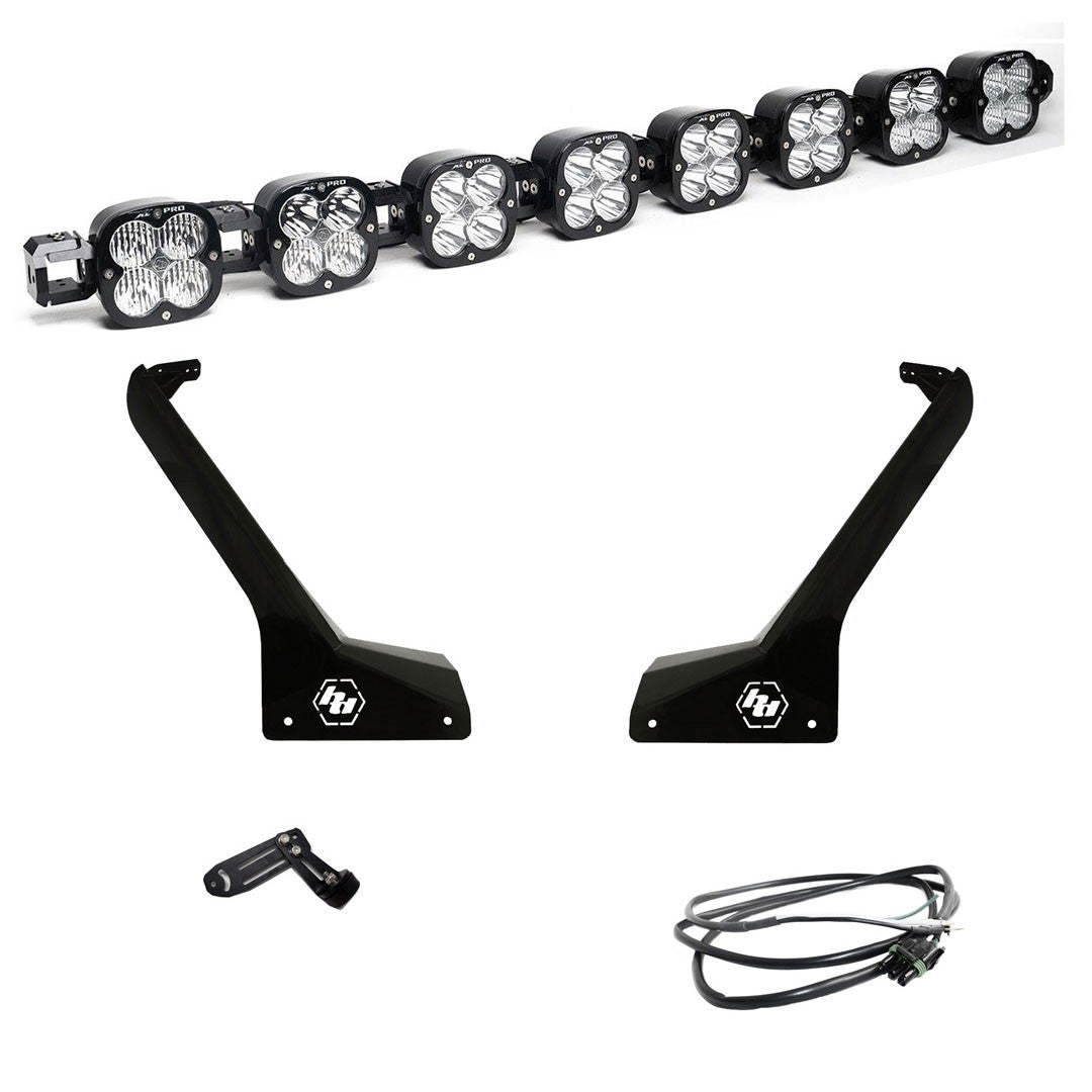 Baja Designs XL Linkable Roof Mount Kit - Jeep Gladiator 2020-2026, Wrangler JL 2018-2026