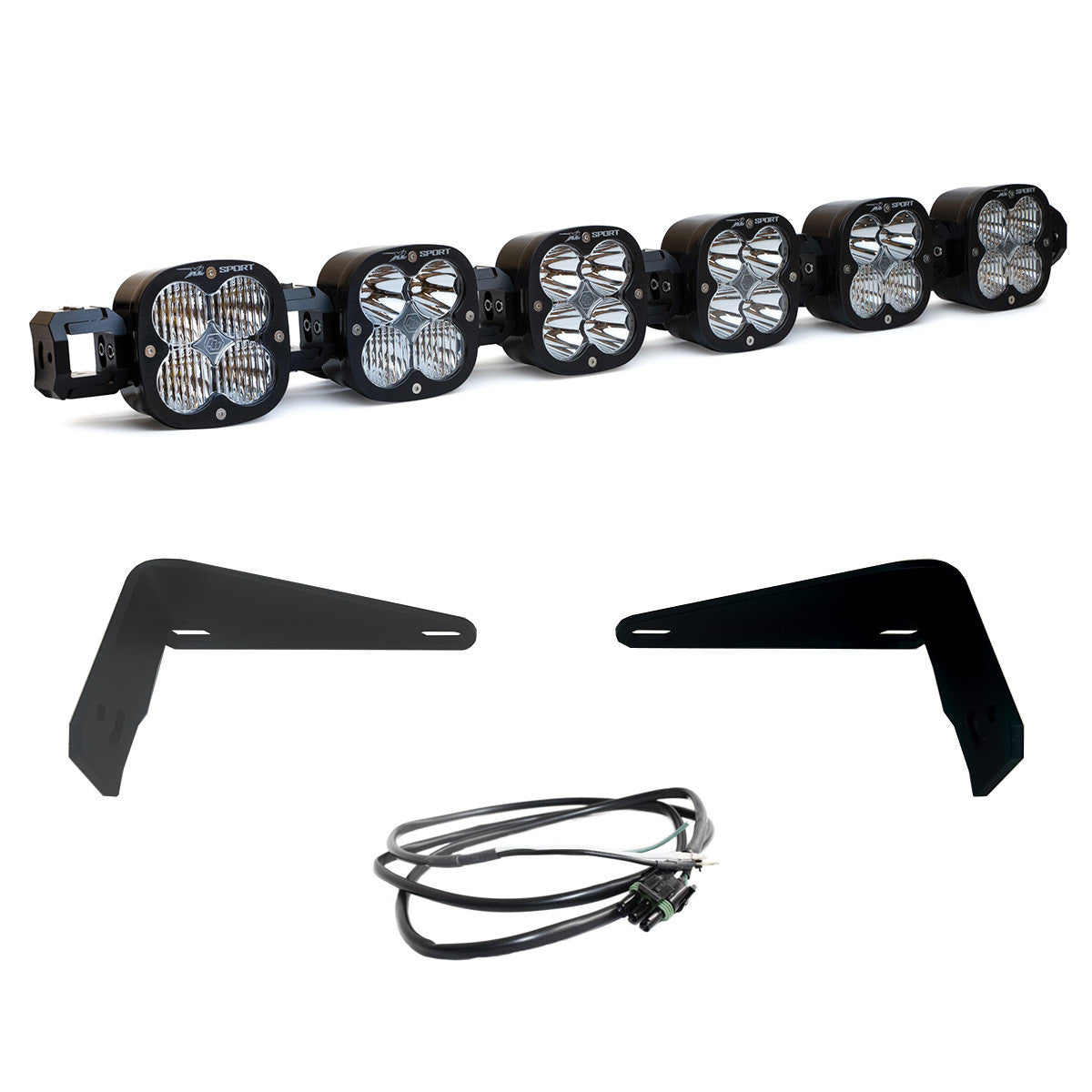 Baja Designs XL Linkable Bumper Light Kit, OE Steel Bumper - Ford Bronco 2021-2026, Bronco Raptor 2022-2026