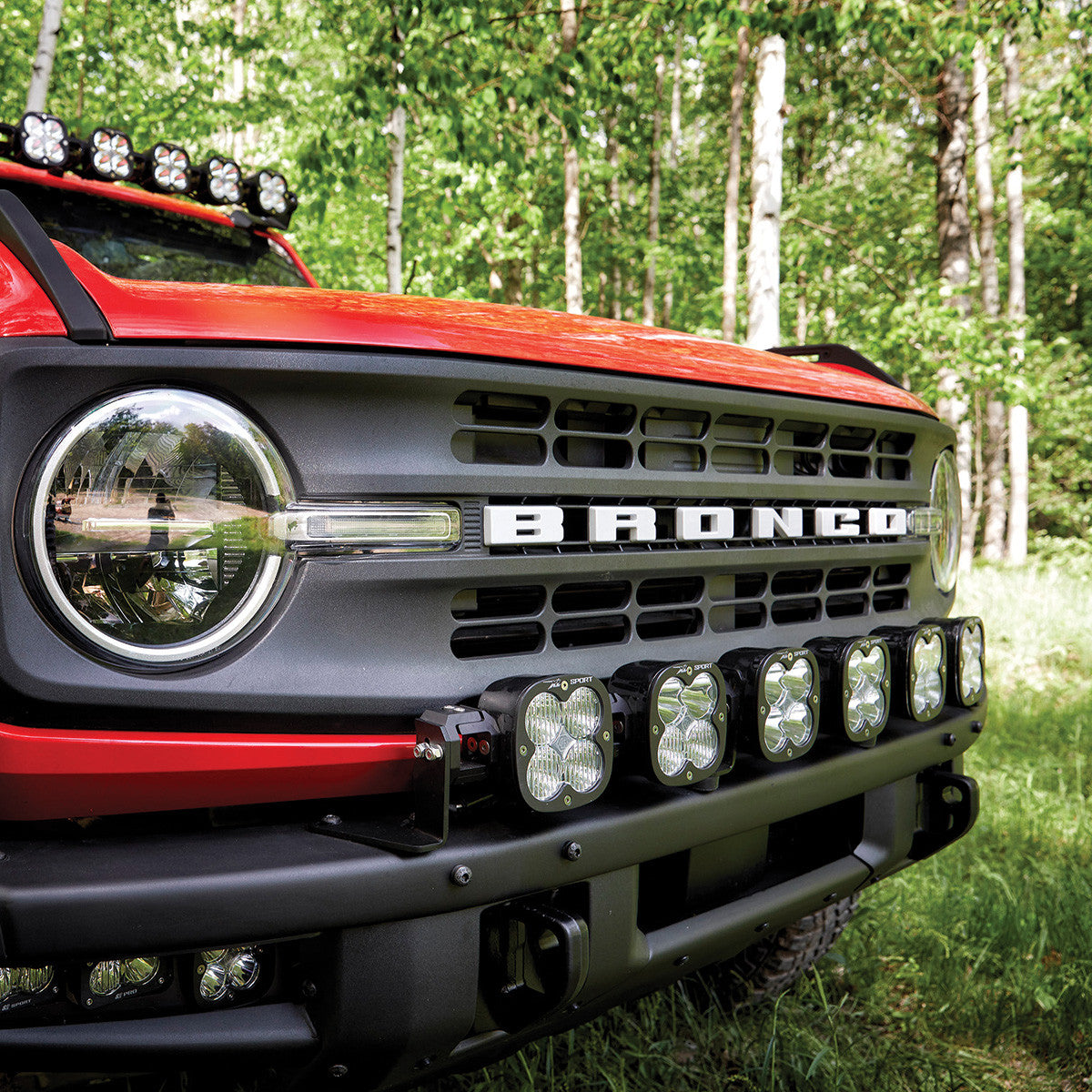 Baja Designs XL Linkable Bumper Light Kit, OE Steel Bumper - Ford Bronco 2021-2026, Bronco Raptor 2022-2026