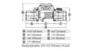 WARN ZEON 12 Winch – 12,000 lb – Steel Rope