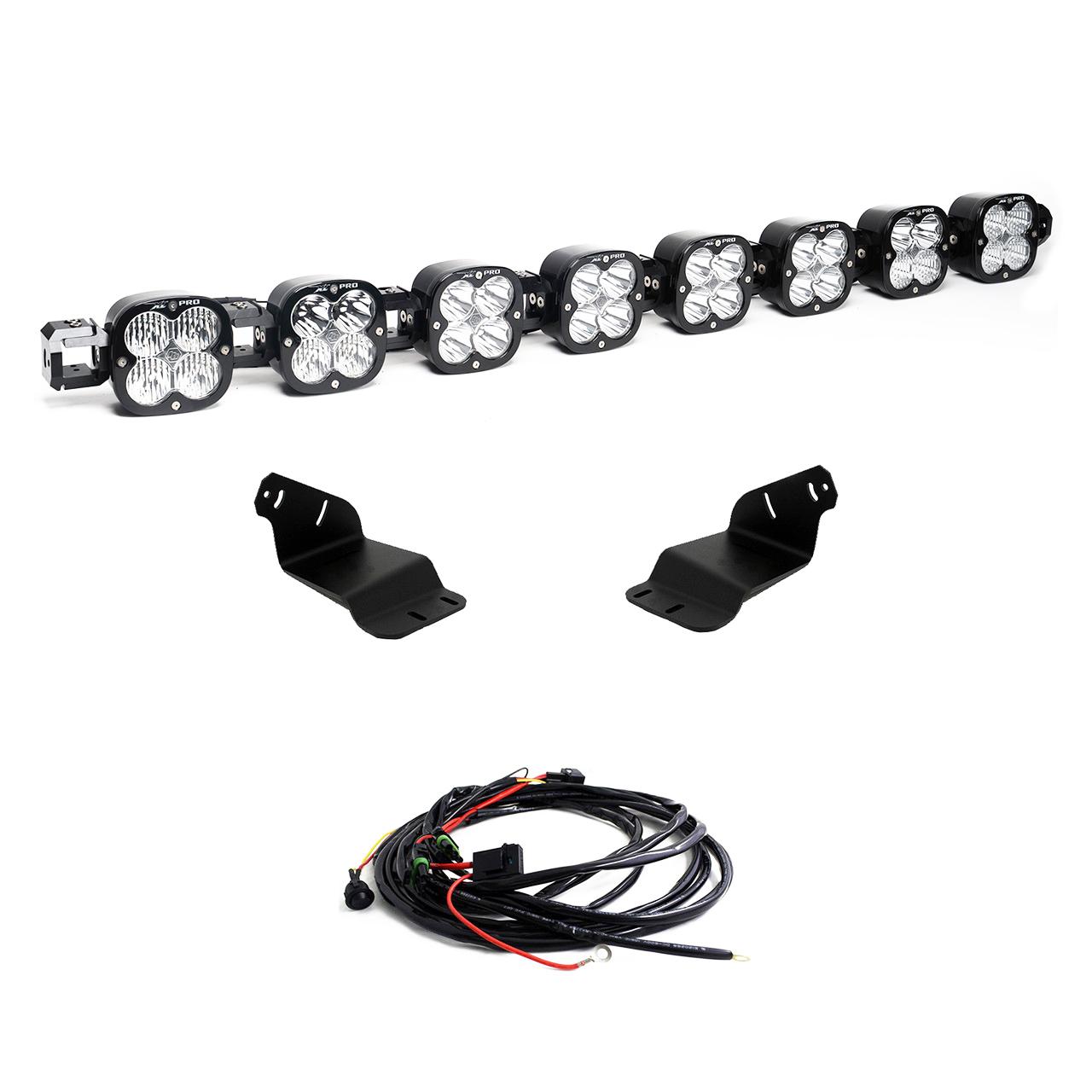 Baja Designs 8XL Linkable Roof Mount Kit - Ford Bronco 2021-2026, Bronco Raptor 2022-2026