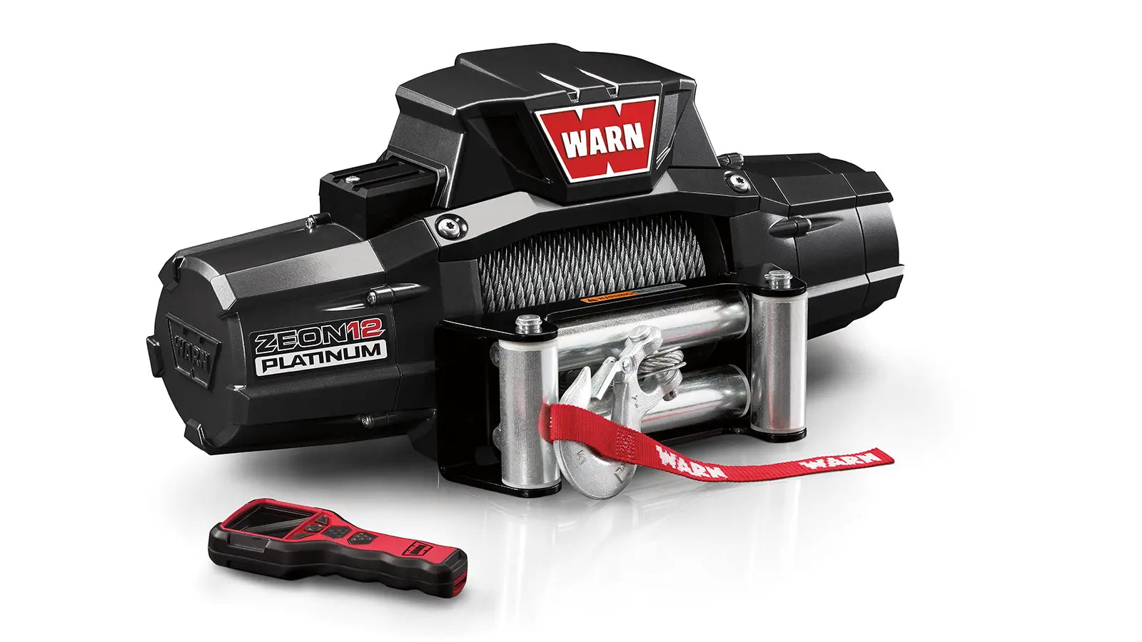 WARN ZEON Platinum 12 Winch – 12,000 lb – Steel Rope