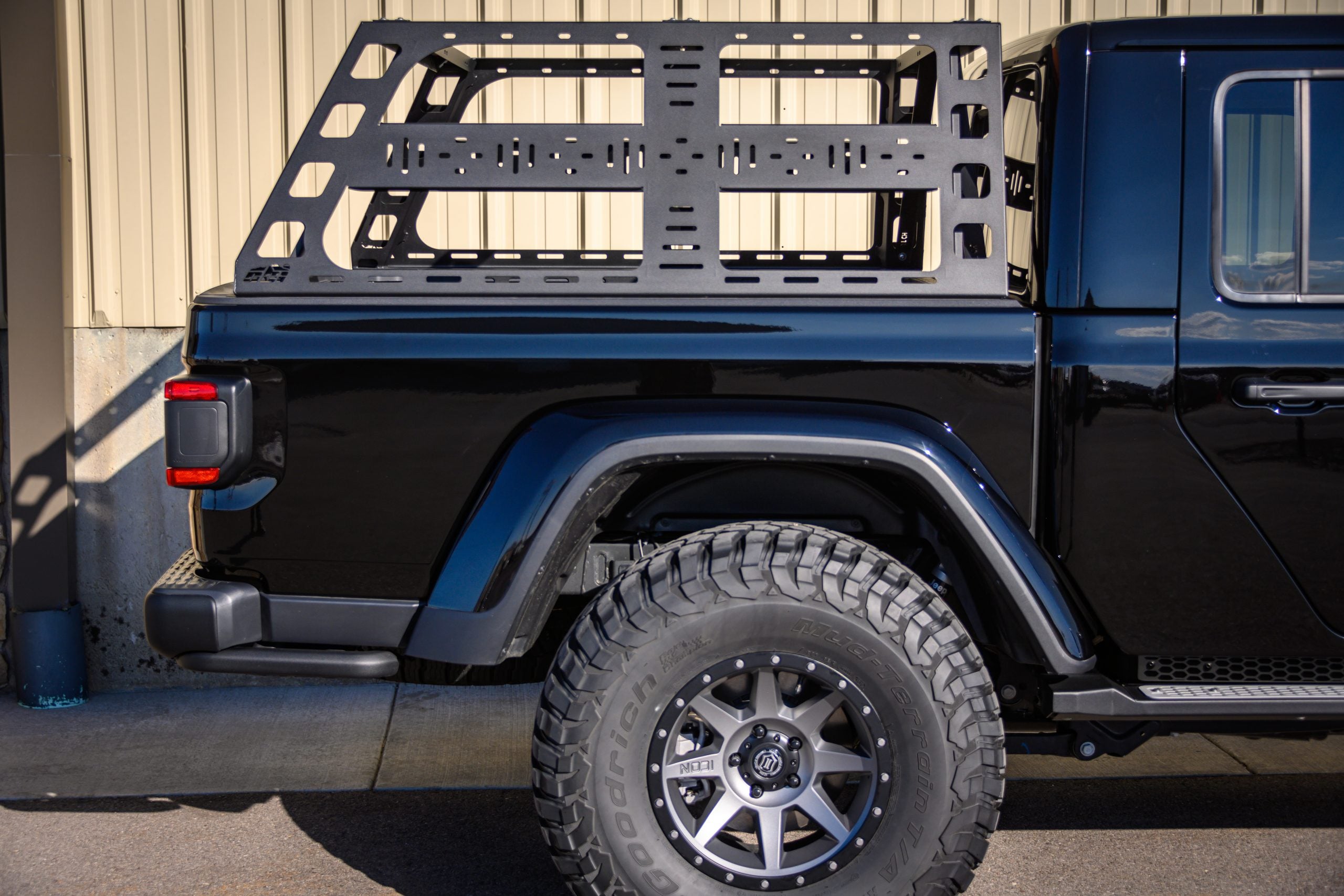 CBI Offroad Cab-Height Bed Rack for 2020–2027 Jeep Gladiator JT – Modular Overland Bed Rack