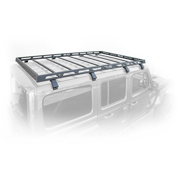 DV8 Offroad RRJL-01 Full-Length Roof Rack for Jeep Wrangler JL Unlimited (2018–2026)