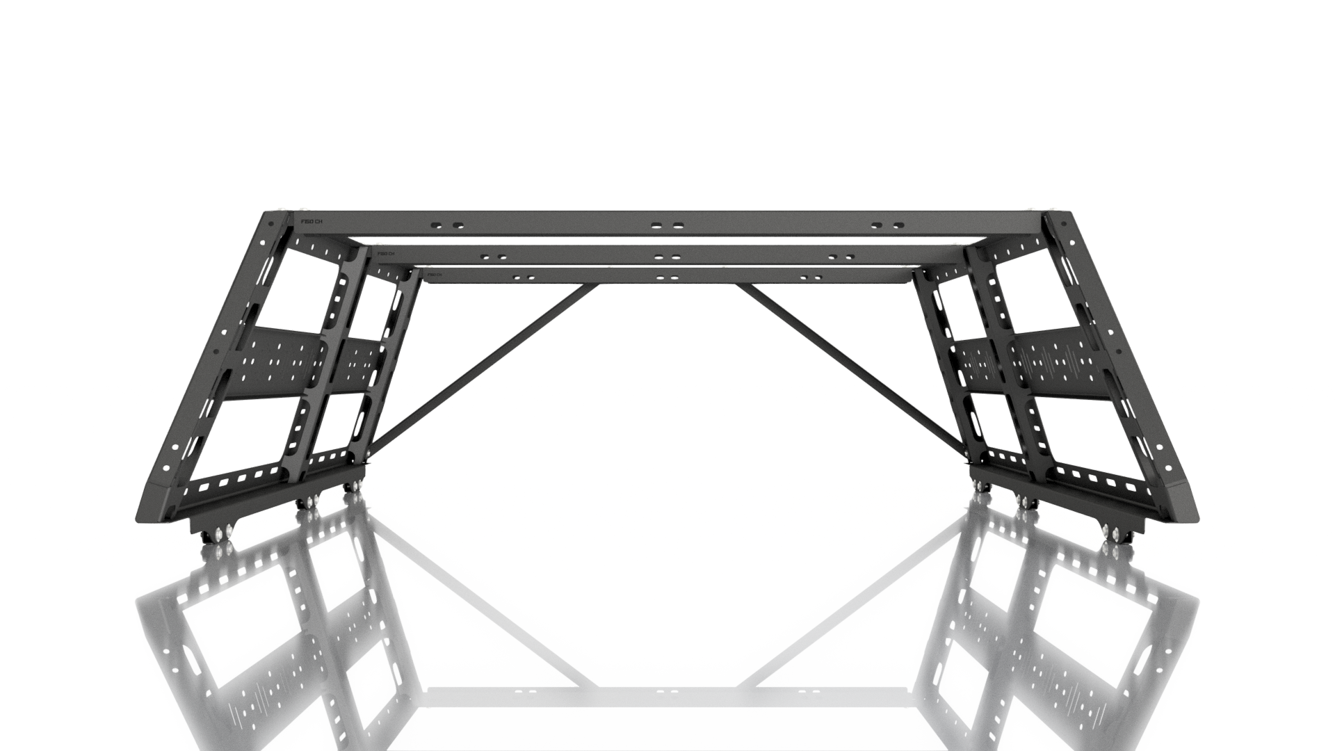 CBI Offroad Cab-Height Bed Rack for 2004–2022 Ford F-150 6.5-Foot Bed – Modular Overland Bed Rack