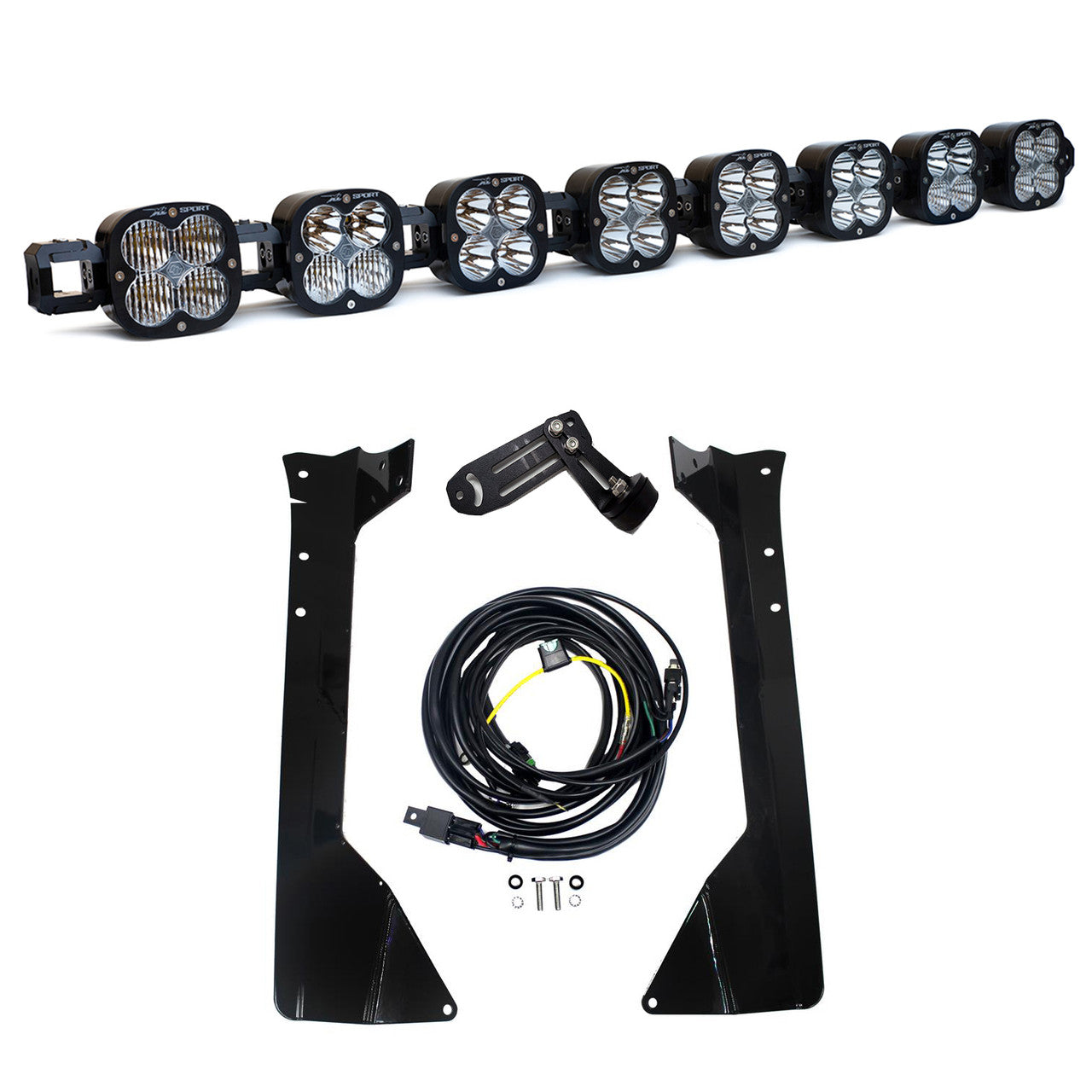 Baja Designs XL Pro Linkable Roof Mount Kit - Jeep Wrangler JK 2007-2018