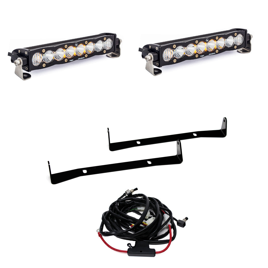 Baja Designs S8 Dual 10" Upper Grille Light Kit – 2014–2018 Toyota 4Runner