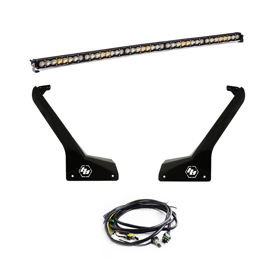 Baja Designs S8 50" Roof Bar LED Light Kit - Jeep Gladiator 2020-2026, Wrangler JL 2018-2026