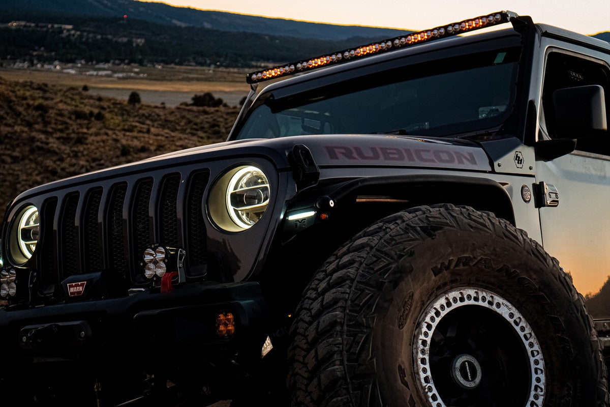 Baja Designs S8 50" Roof Bar LED Light Kit - Jeep Gladiator 2020-2026, Wrangler JL 2018-2026