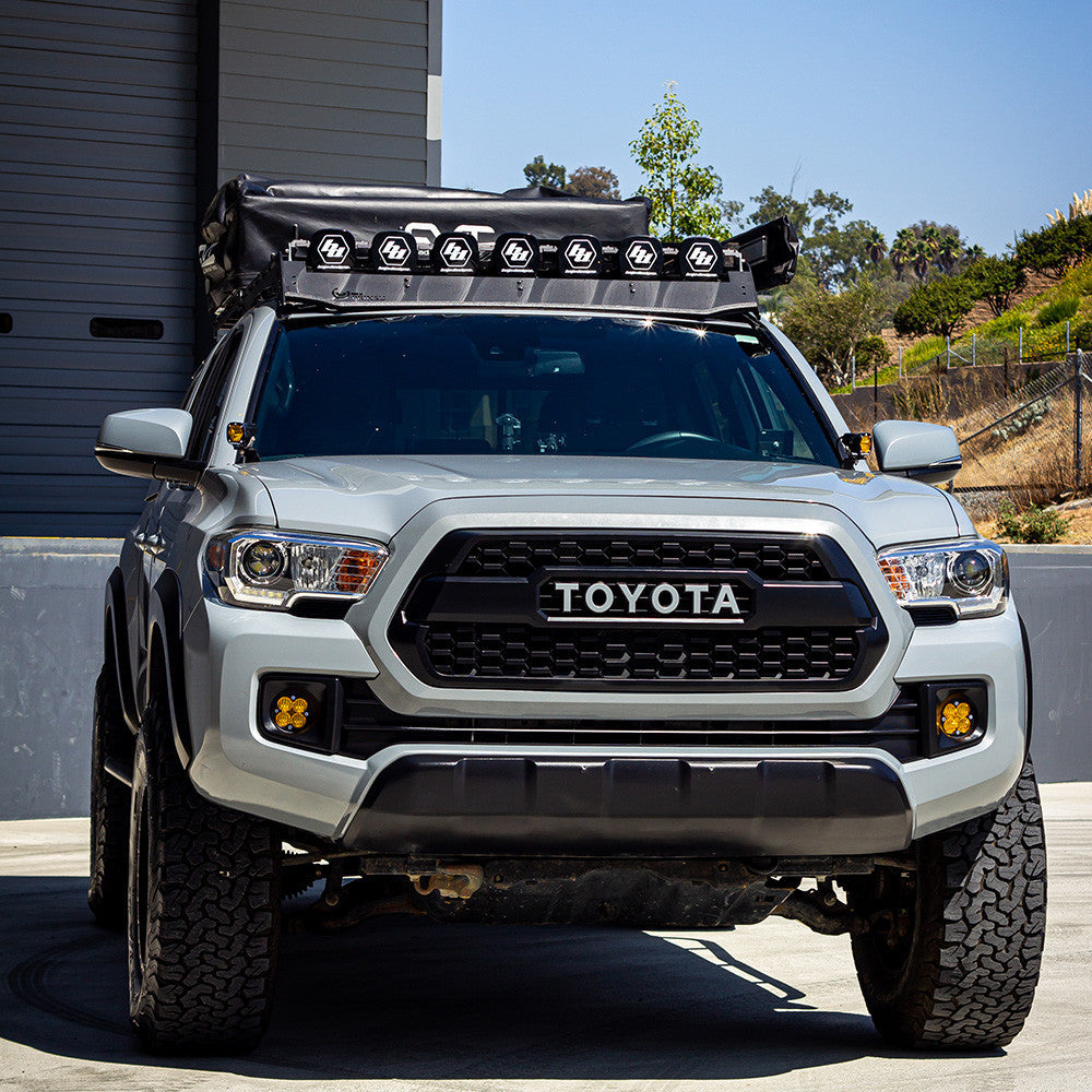 Baja Designs 7XL Linkable Roof Light Bar Kit for Prinsu Rack - Toyota 4Runner 2010-2024, FJ Cruiser 2007-2014, Tacoma 2005-20