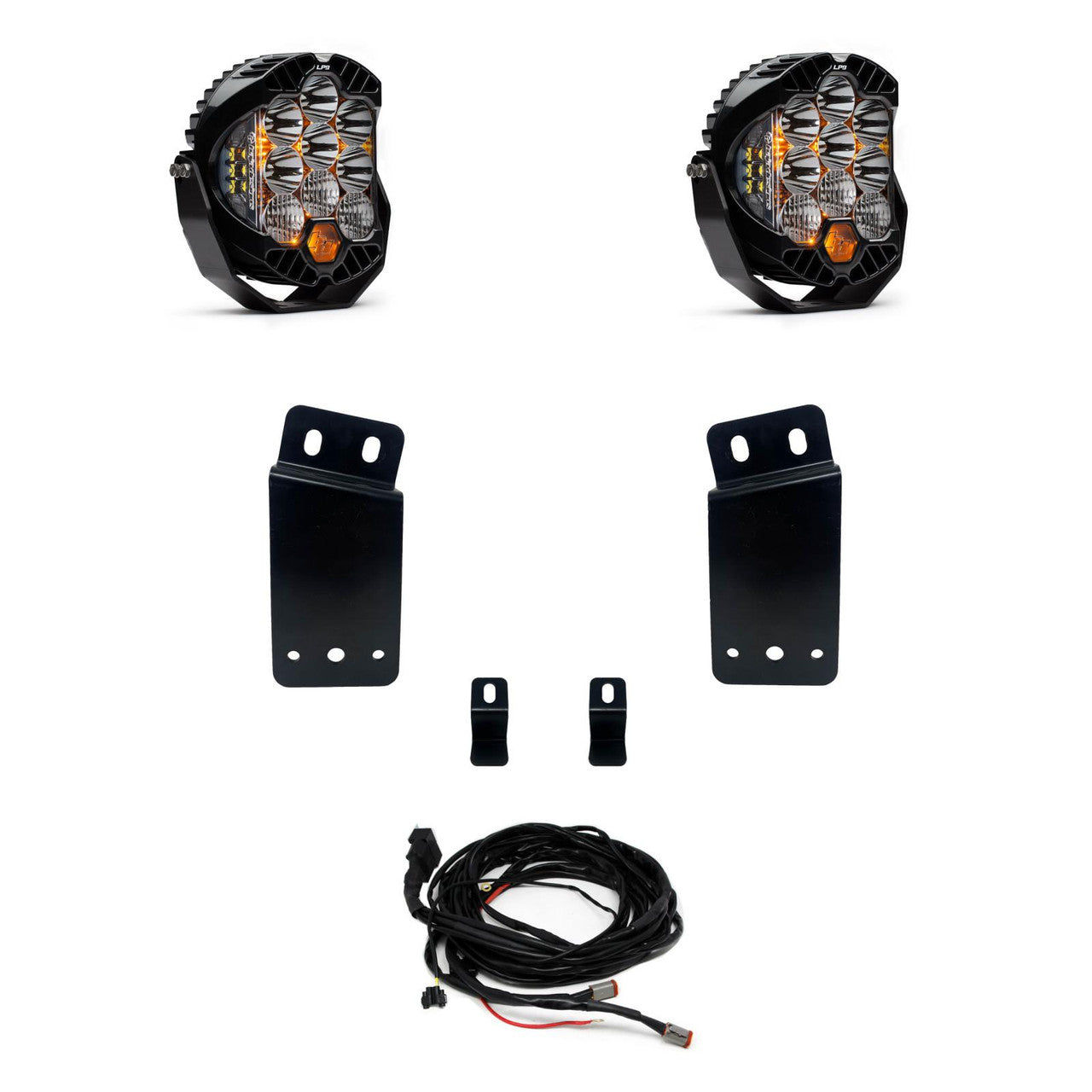 Baja Designs LP9 Pro Bumper Light Kit - Ram 1500 Rebel 2019-2024, Ram 1500 TRX 2021-2024